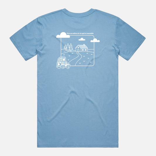 Le T-Shirt Place Aux Jeunes Carolina Blue