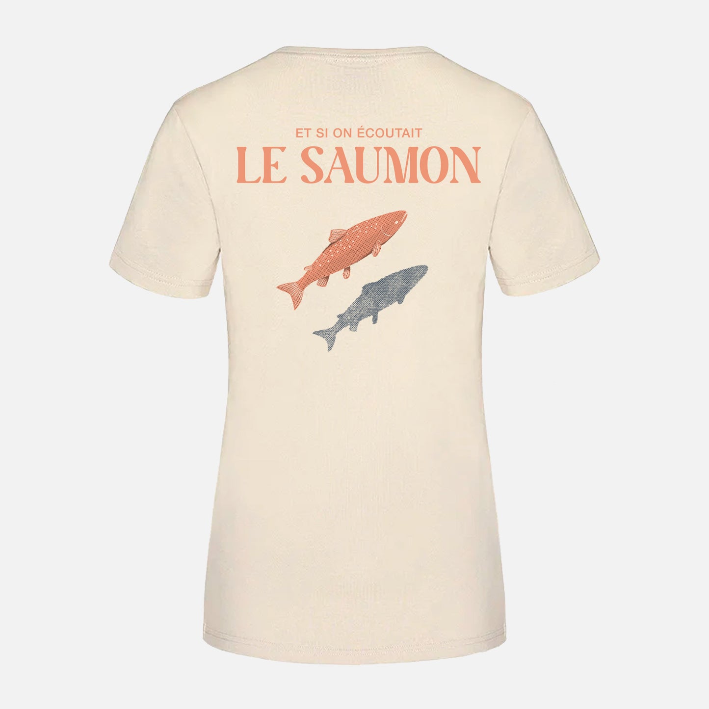Le T-Shirt Femme Et Si On Écoutait Le Saumon