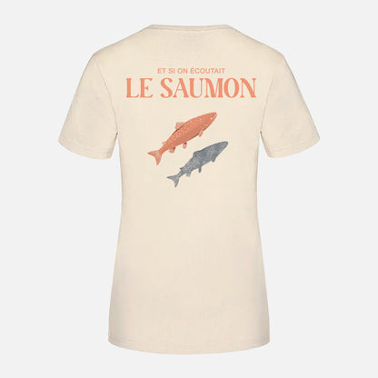 Le T-Shirt Femme Et Si On Écoutait Le Saumon