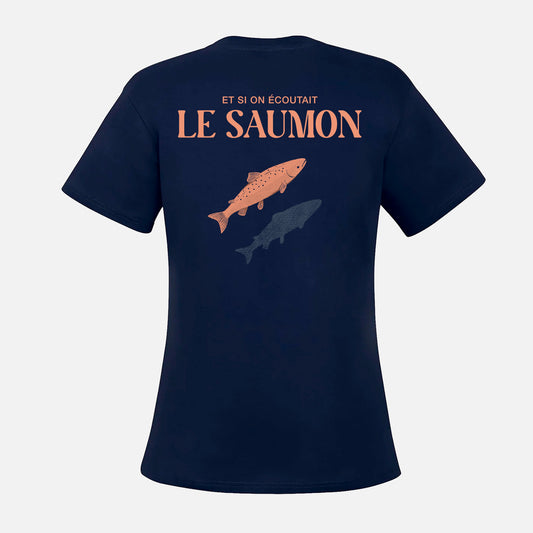 Le T-Shirt Femme Et Si On Écoutait Le Saumon