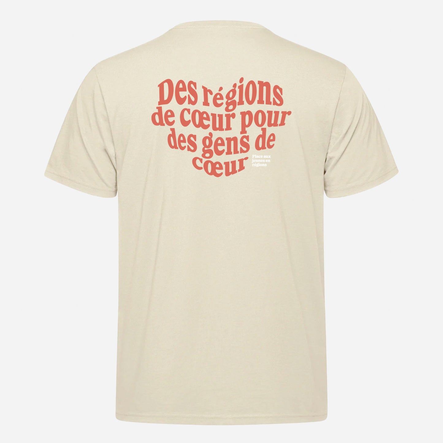 Le T-Shirt Des Régions de Coeur Pour des Gens de Coeur