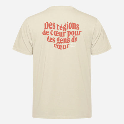 Le T-Shirt Des Régions de Coeur Pour des Gens de Coeur