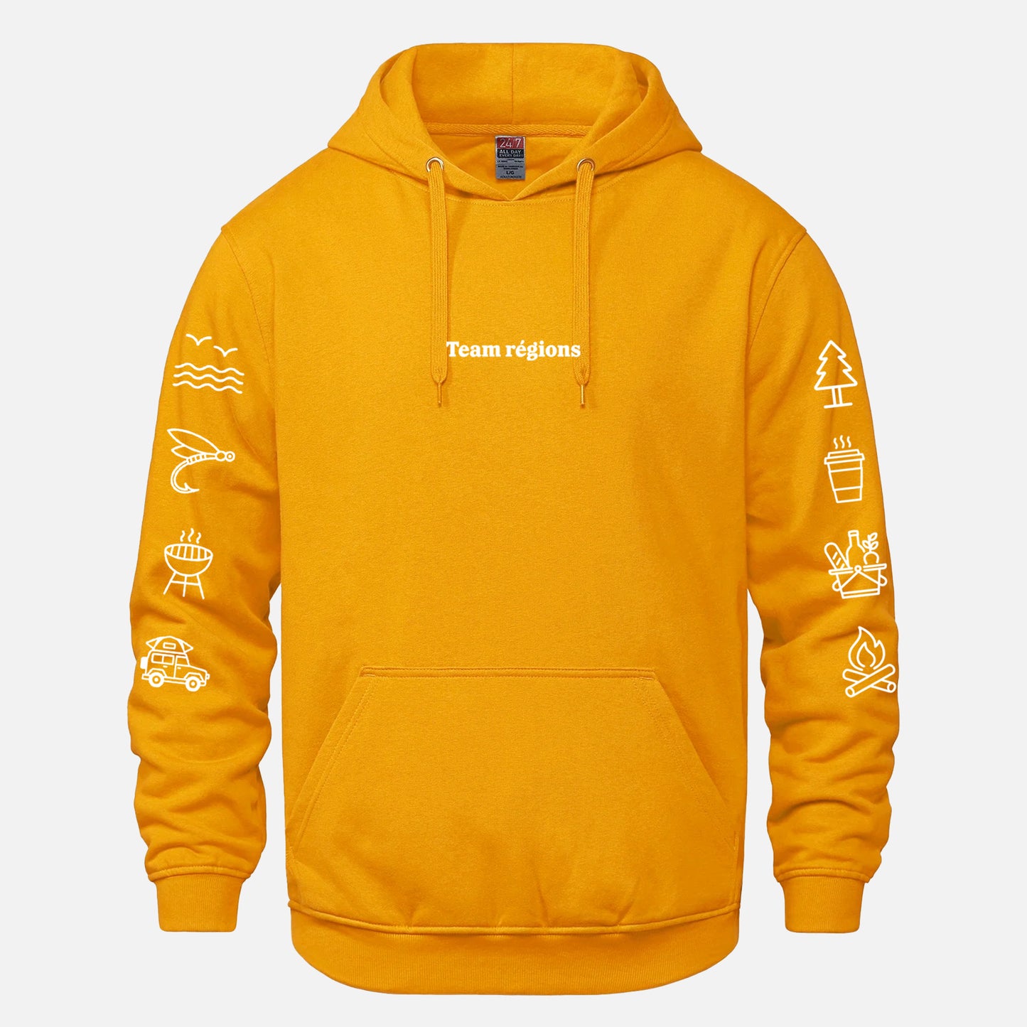 Le Hoodie Team Région Gold