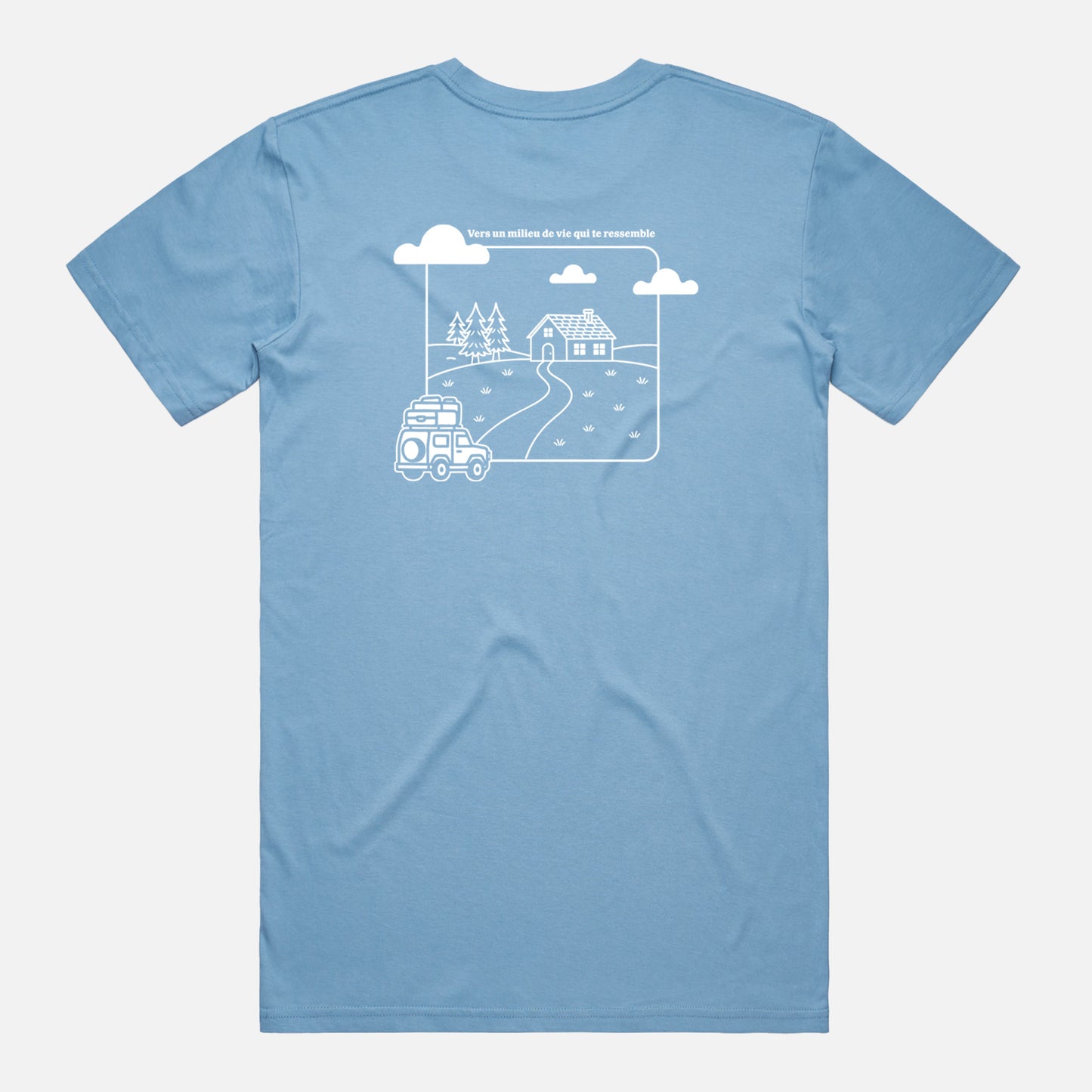 Le T-Shirt Place Aux Jeunes Carolina Blue