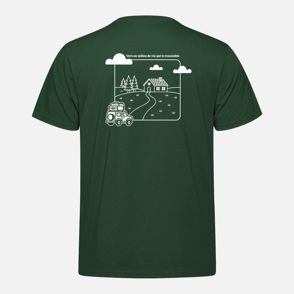 Le T-Shirt Place Aux Jeunes Vert Forêt