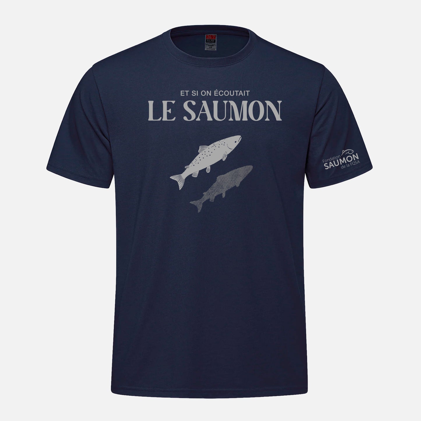 Le T-Shirt Unisexe Et Si On Écoutait Le Saumon